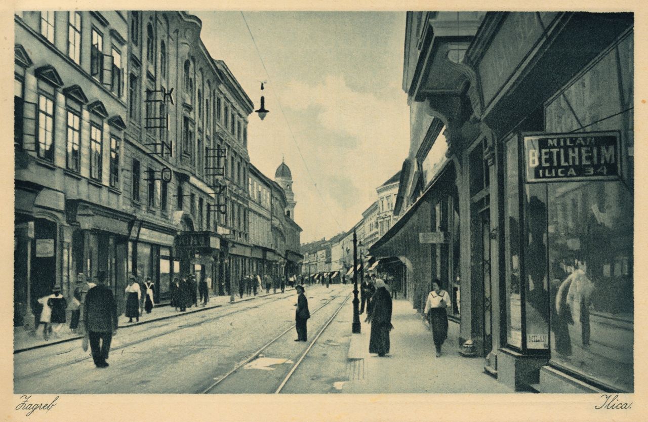 Ilica, oko 1920. godine B